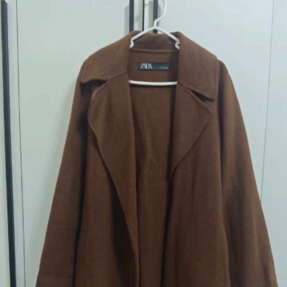 ZARA double-faced wool coat